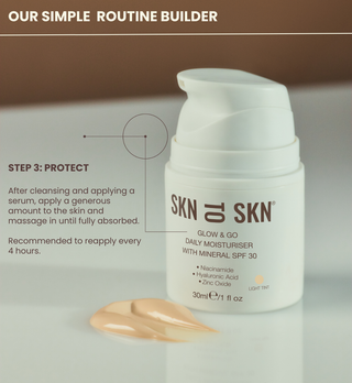 GLOW & GO DAILY MOISTURISER WITH MINERAL SPF 30