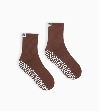 Espresso - Les Basics Grip Socks Pilates